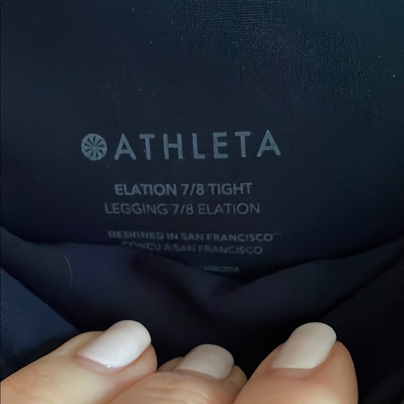Athleta Bundle Lot Two Pairs Elation 7/8 Tight XS Leggings - Picture 3 of 9